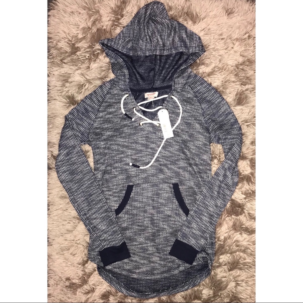 Blue Hoodie w/ Front Pocket